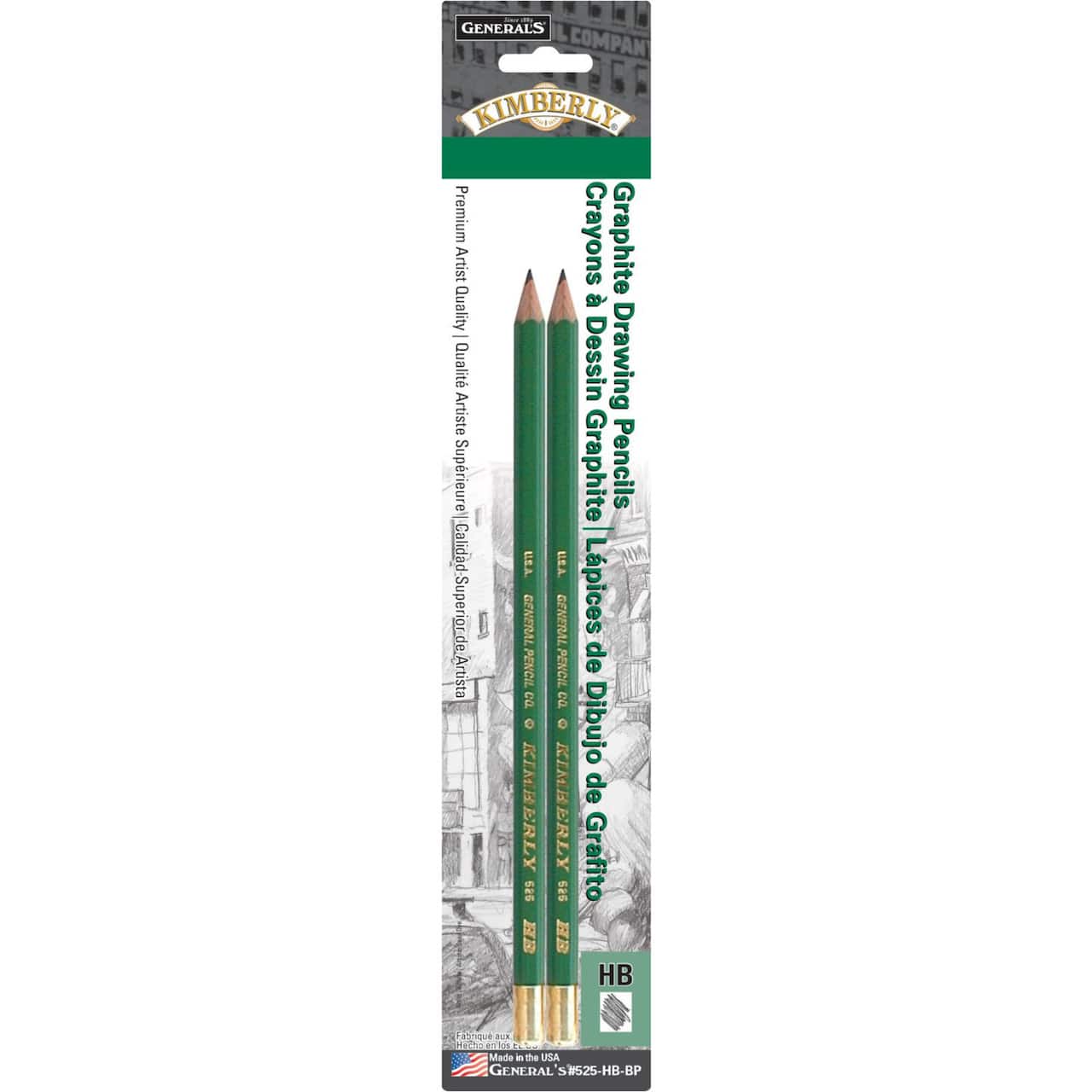 24 Packs: 2 ct. (48 total) General's® Kimberly® Graphite Drawing Pencil Set